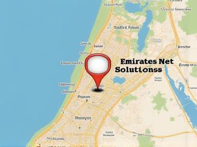 Map location of Emirates Net Solutions office
